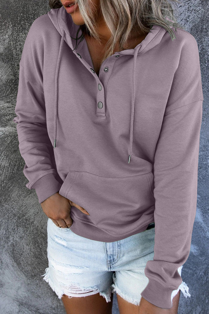 Women's Amara cosy hooded sweater in classic black