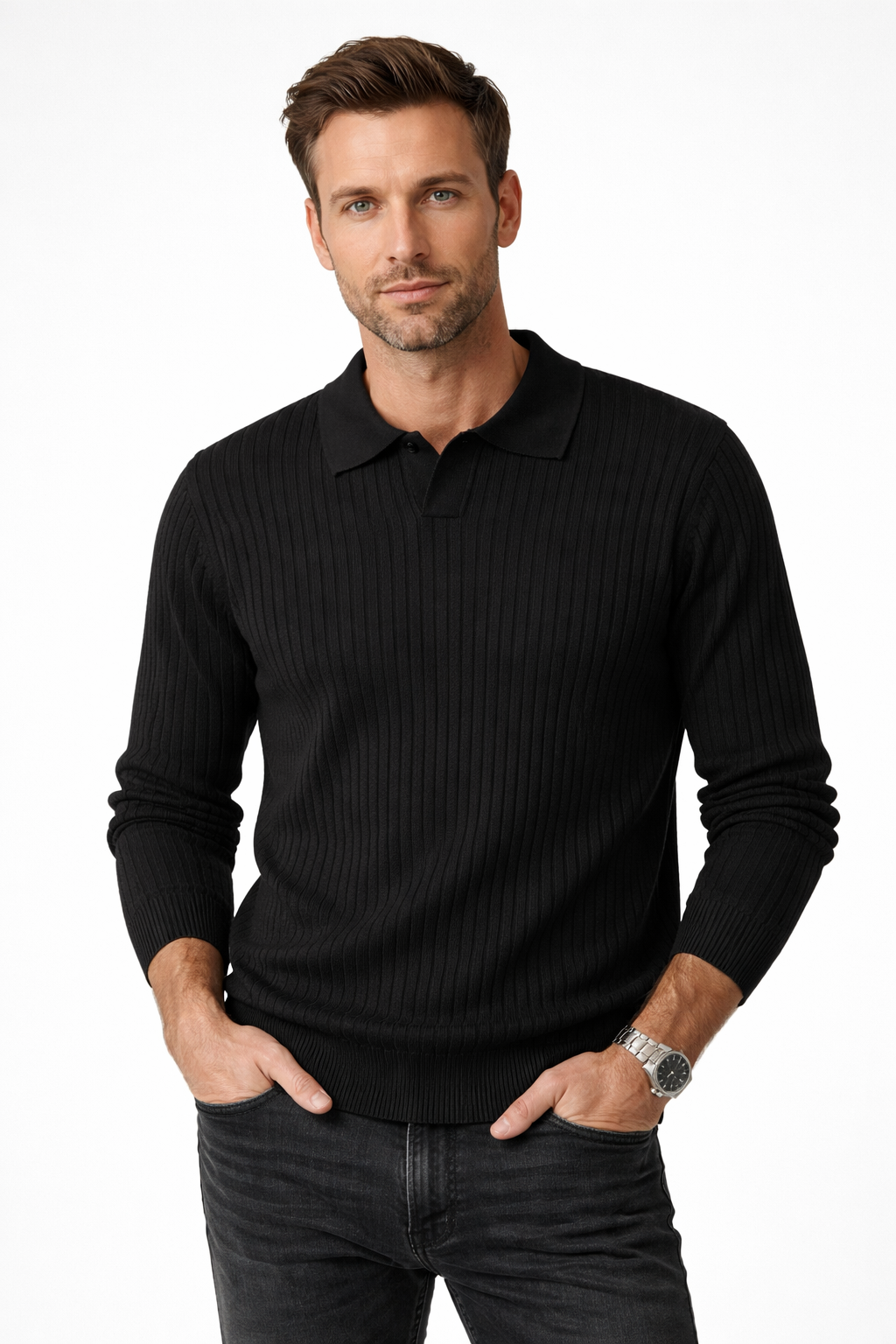 Rhettson | Men’s Knit Polo Sweater