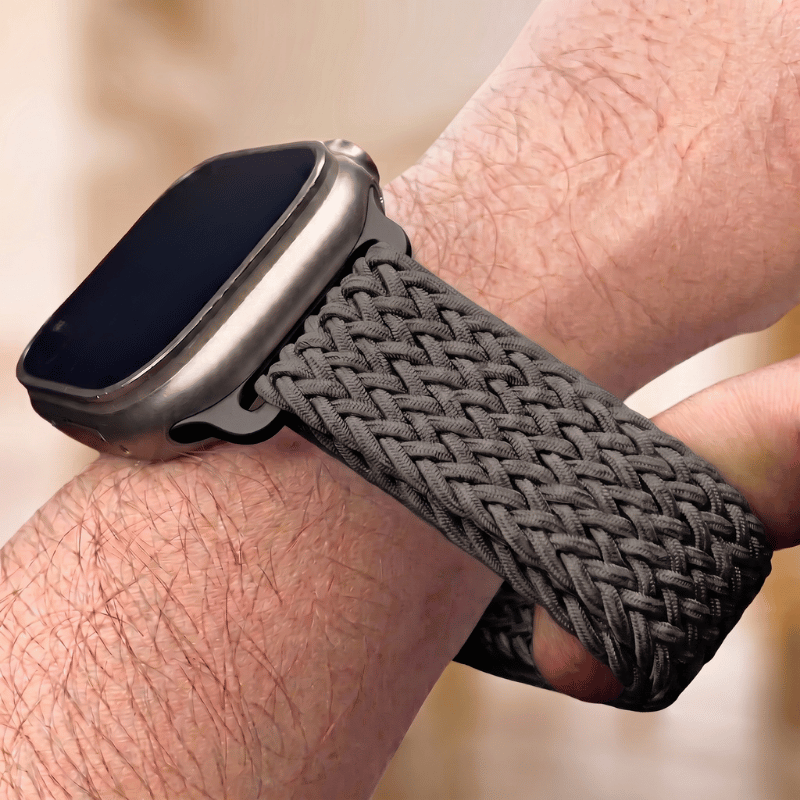 Vibrant color option for unisex braided magnetic watch strap