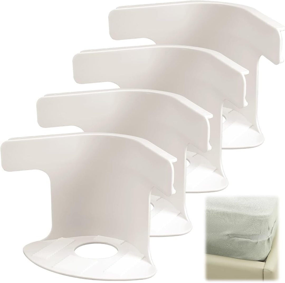 Essential bedding accessories featuring strong grip sheet holders for wrinkle-free bed sheets