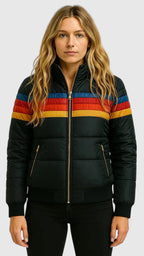 Cersey | Women’s Colorblock Hooded Puffer Jacket