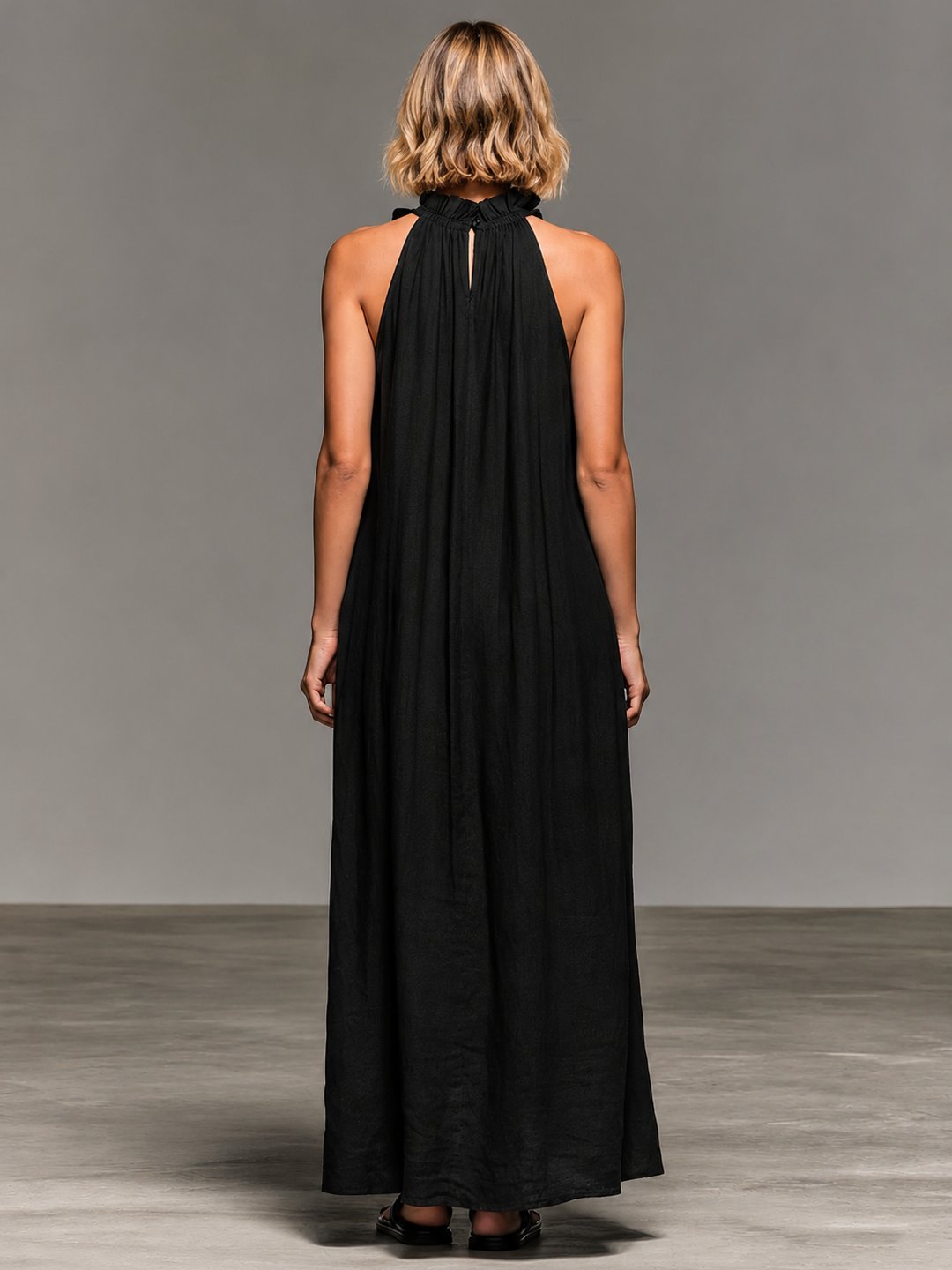 Women's Melva maxi dress in purple, elegant casual long dress
