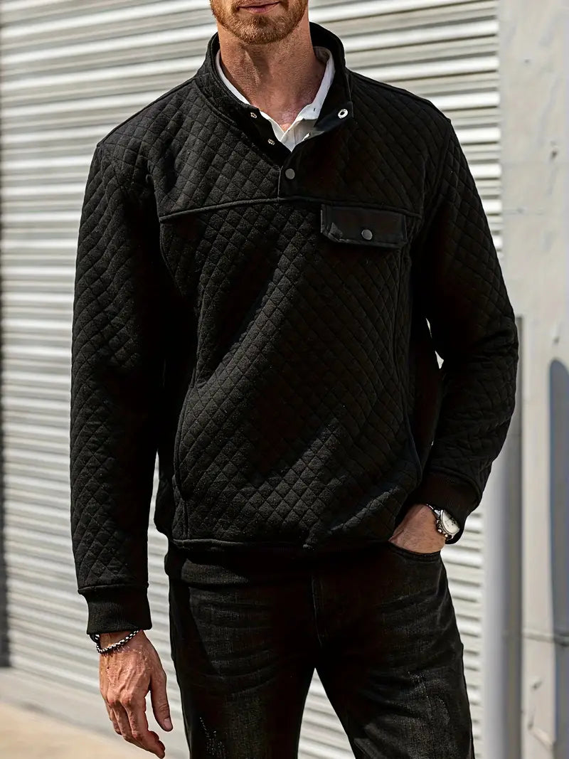 Briarson | Men’s Quilted Pullover Sweater