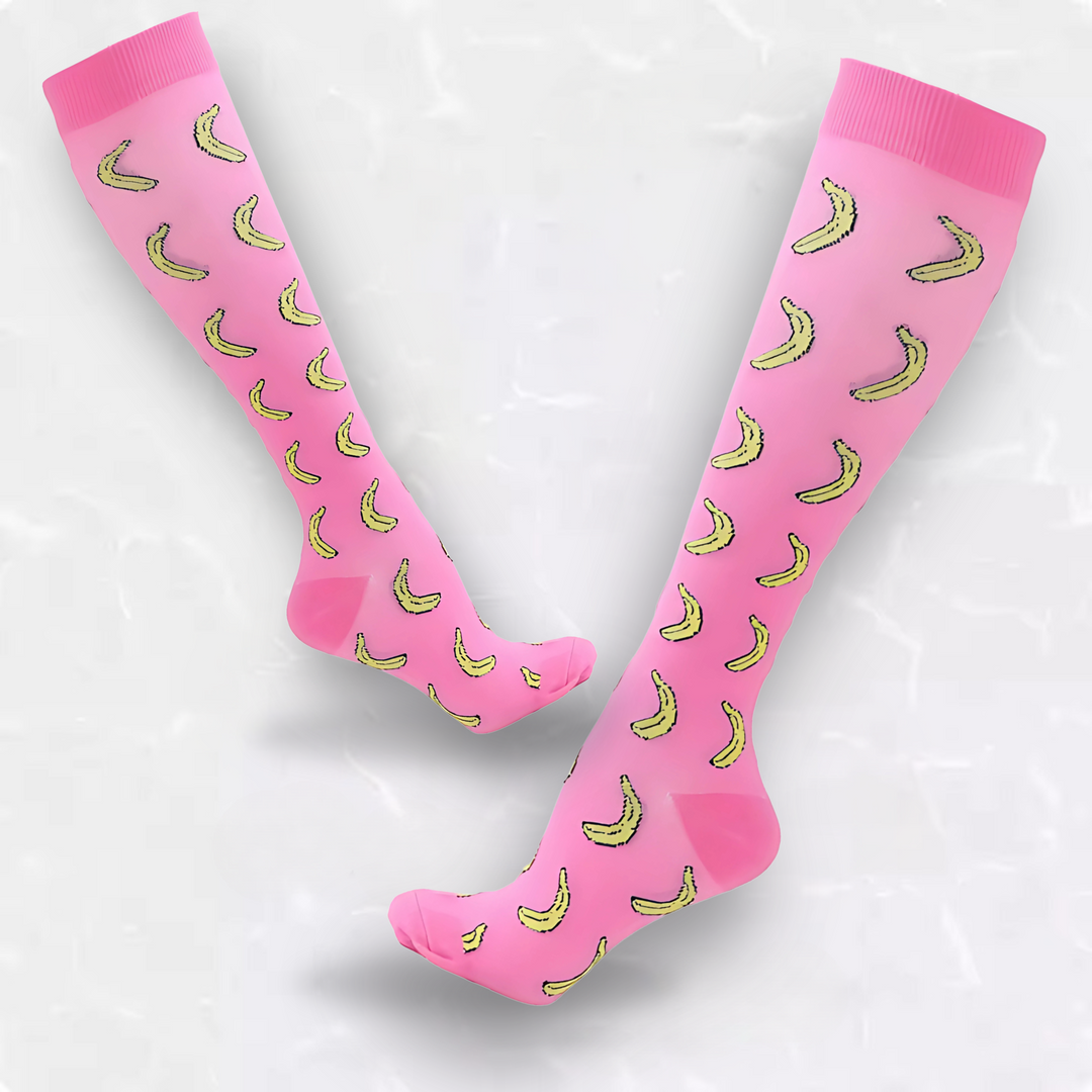 Athletic compression tubes and socks for intense training sessions