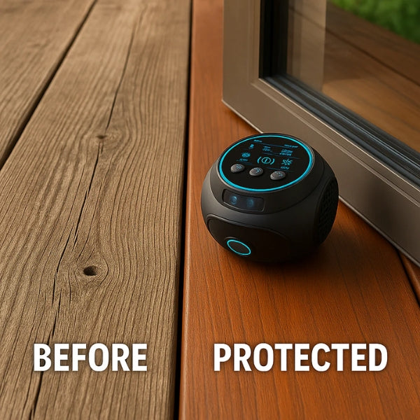 Side profile of electric moth repellent device for kitchen cabinets
