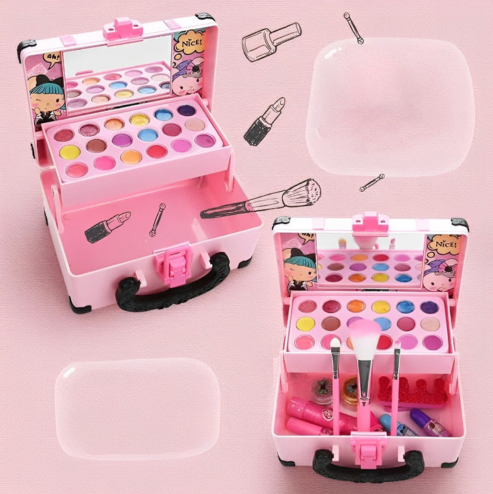 Safe pretend play cosmetics and beauty accessories for girls