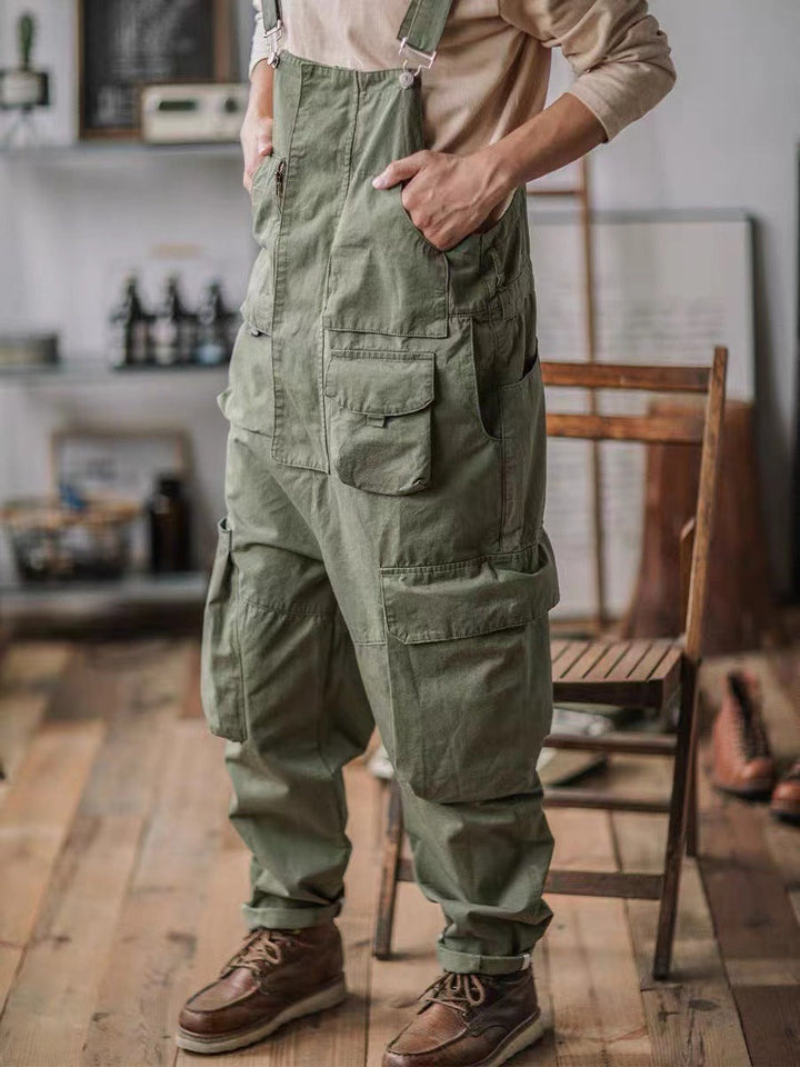 Jackson men's utility overalls in classic workwear style, front view