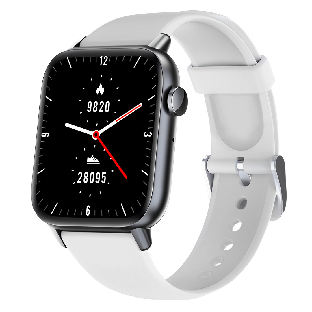 Smartwatch lifestyle shot on wrist tracking daily workouts and outdoor sports activities