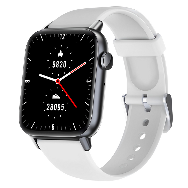 Smartwatch lifestyle shot on wrist tracking daily workouts and outdoor sports activities