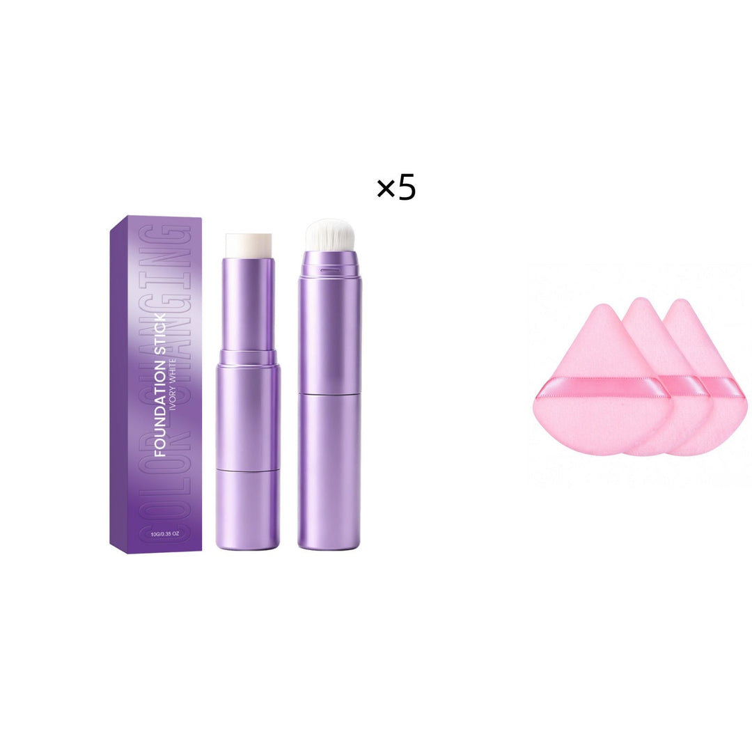 Portable cosmetics beauty stick packaging for easy application
