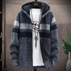 Quade | Men’s Hooded Zip-Up Knit Jacket
