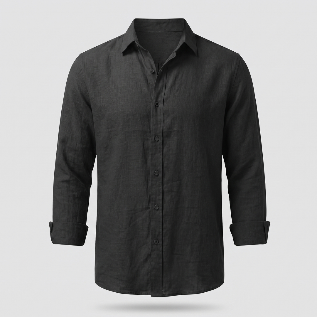 Comfortable men's clothing long sleeve shirt for casual wear