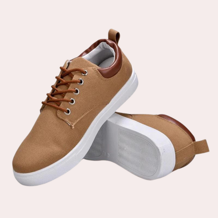 Bottom outsole view of mens orthopaedic shoes with slip resistant tread