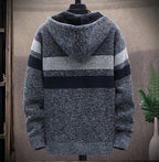 Quade | Men’s Hooded Zip-Up Knit Jacket
