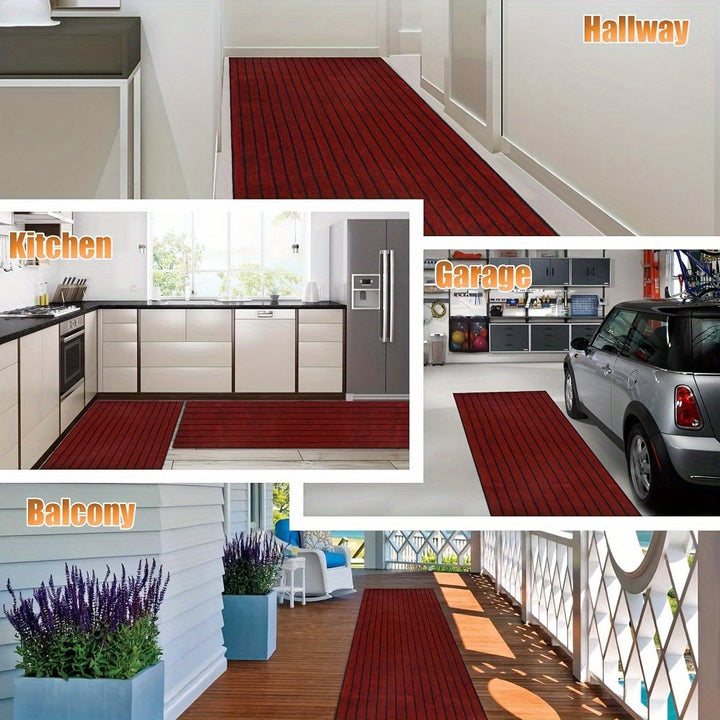 Easy-clean washable hallway runner rug ideal for busy family homes and pet owners