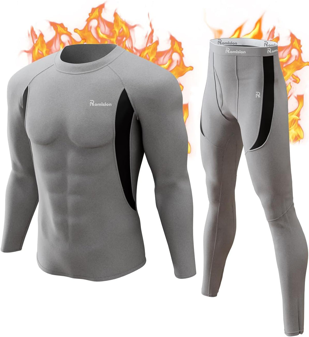 Mens thermal underwear set packaged nicely for gifting