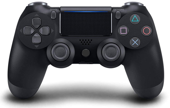 Matte black gamepad and wireless controller for PS4 gaming