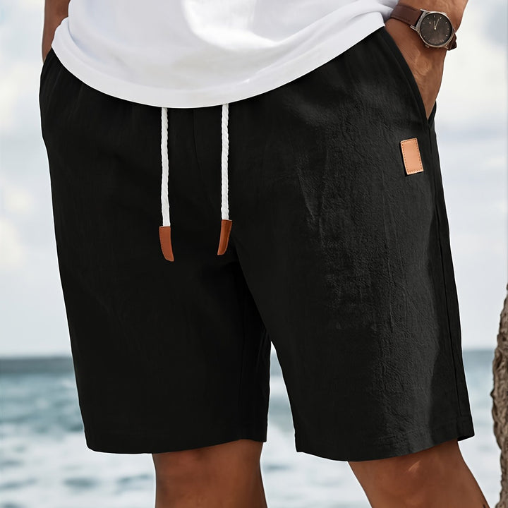 Back view of comfortable mens summer shorts