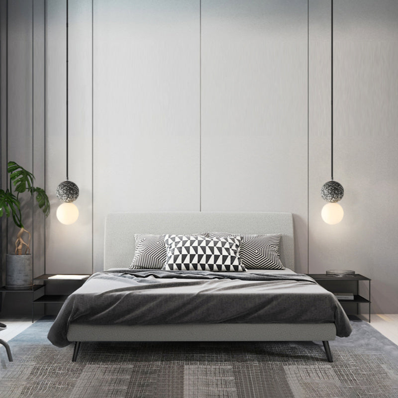 Interior lighting setup featuring the elegant pendant lamp in a minimalist living space