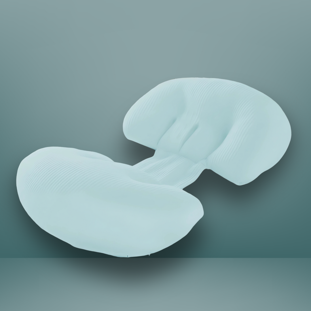 Small portable pregnancy body pillow for comfortable side sleeping