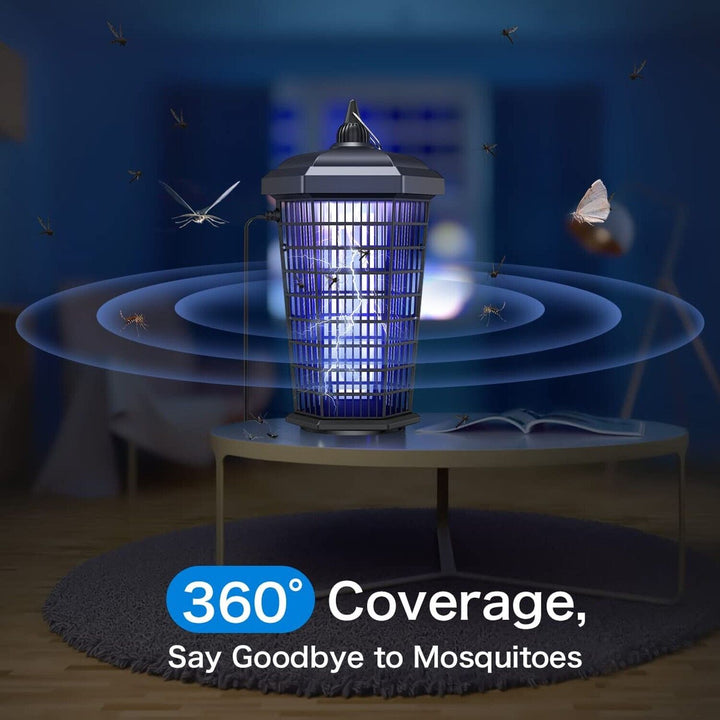 Indoor pest control ultrasonic repeller showing LED indicator light for home defense