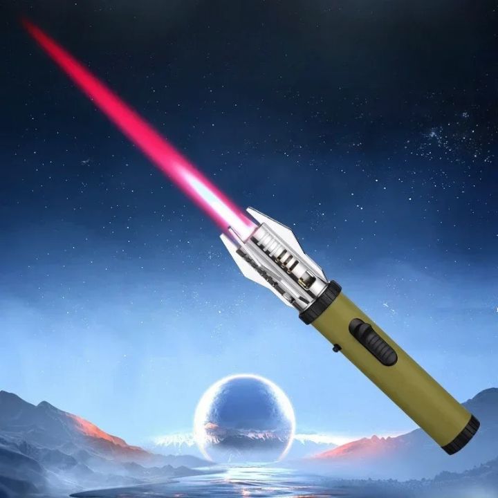 Reliable windproof lighter showing adjustable jet flame