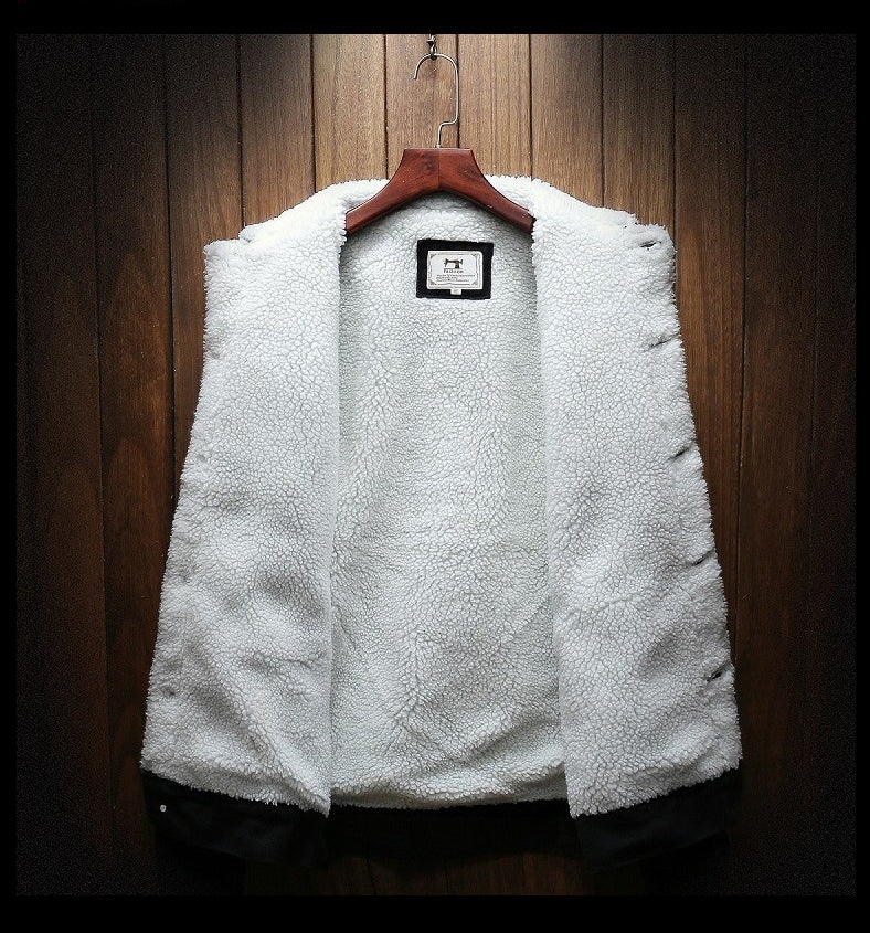 Creston | Men’s Fur-Lined Denim Jacket