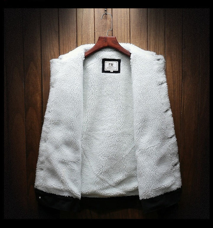 Creston | Men’s Fur-Lined Denim Jacket