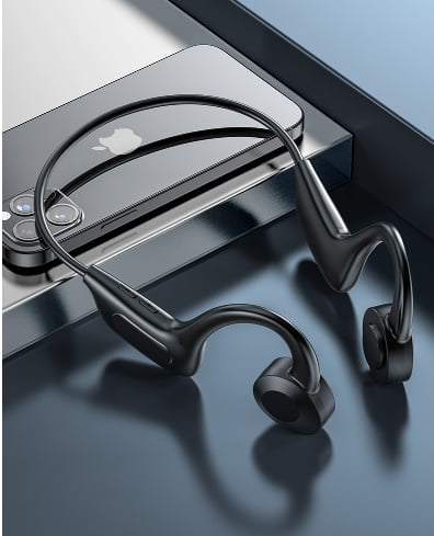 Charging cable and accessories included with wireless sport headphones