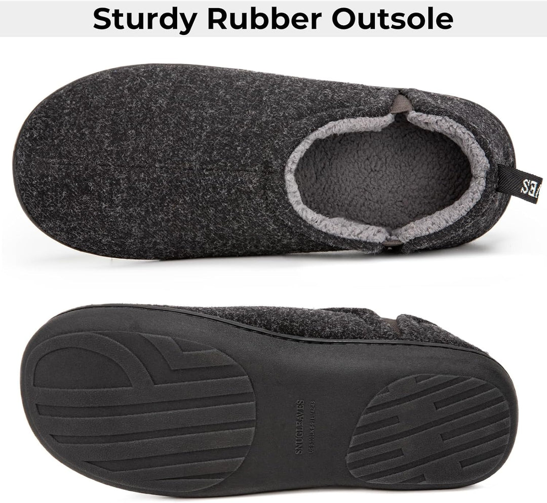Soft-to-the-touch house shoes for men in a versatile style