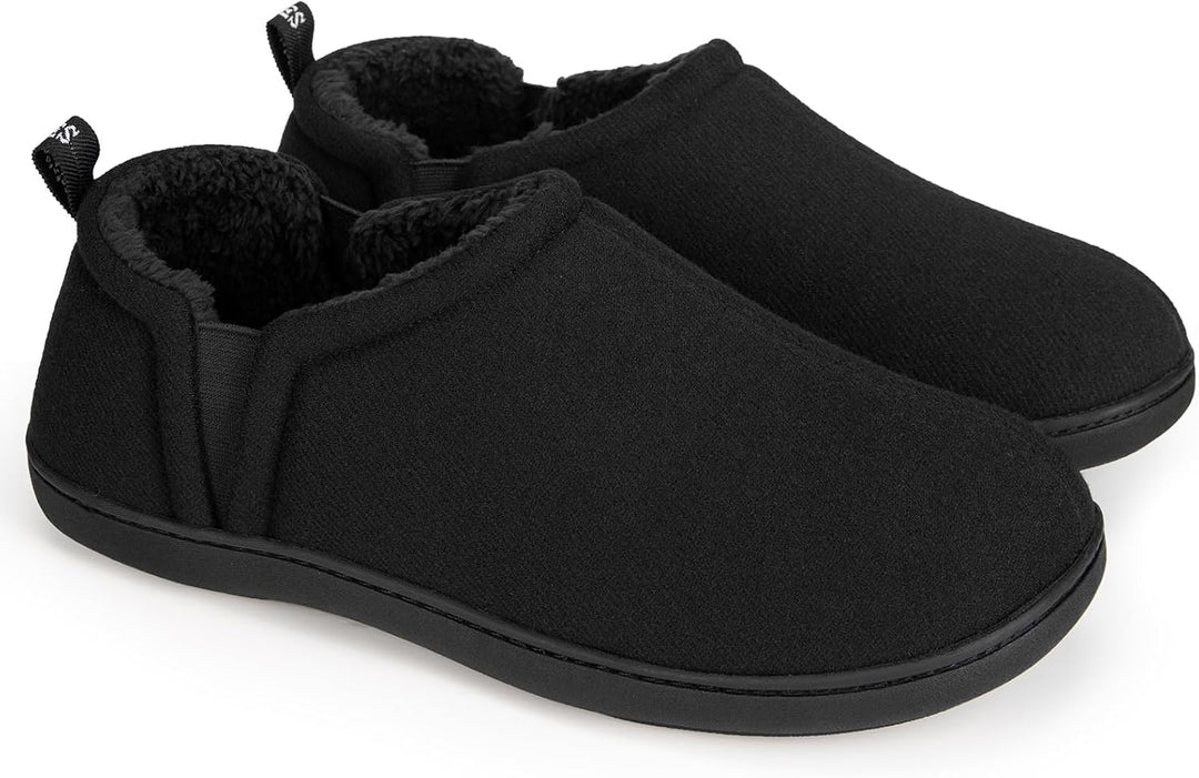 Classic mens house shoes with soft texture and supportive fit