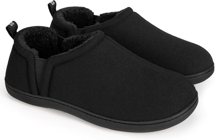 Classic mens house shoes with soft texture and supportive fit
