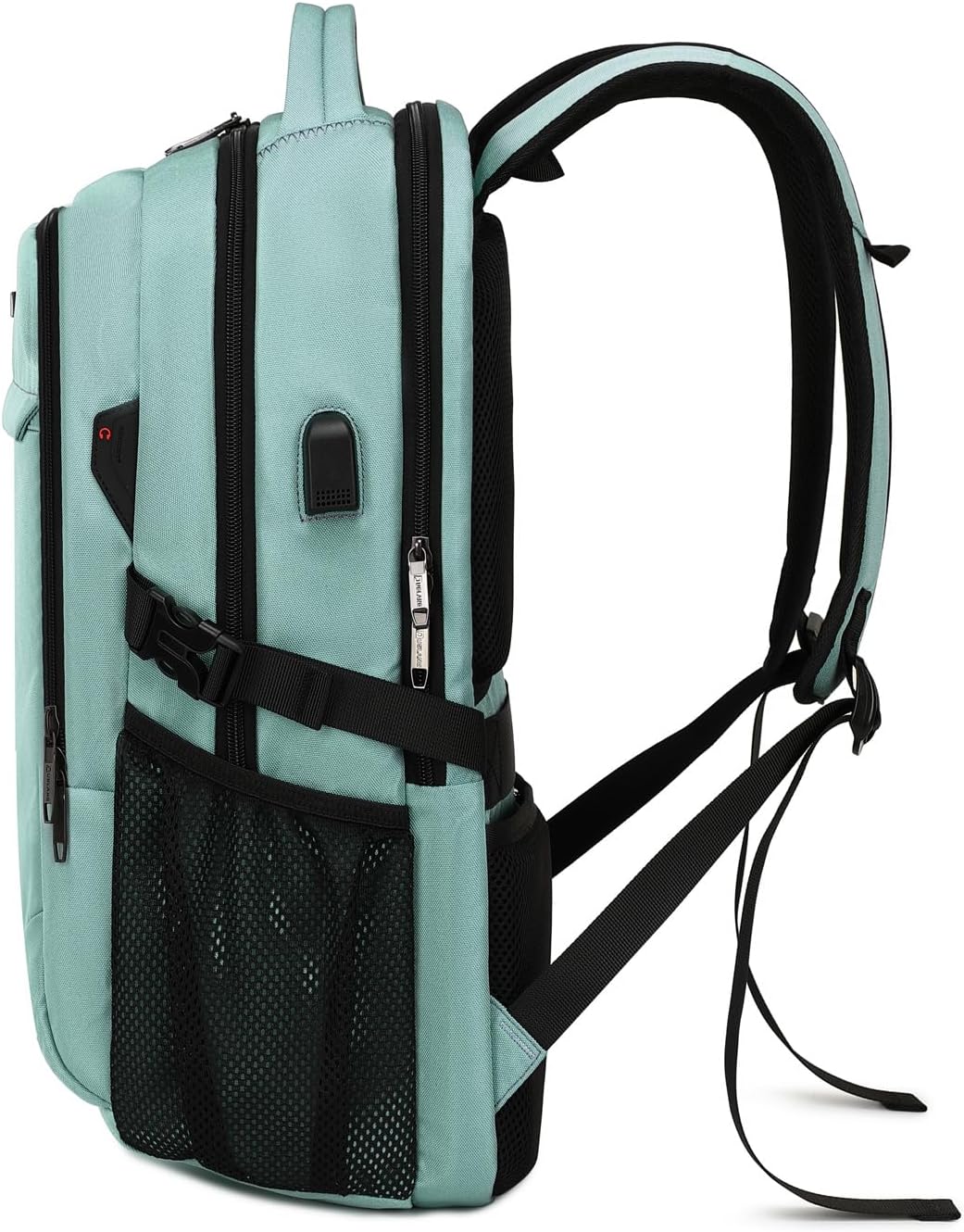 Breathable mesh back panel design for enhanced airflow comfort