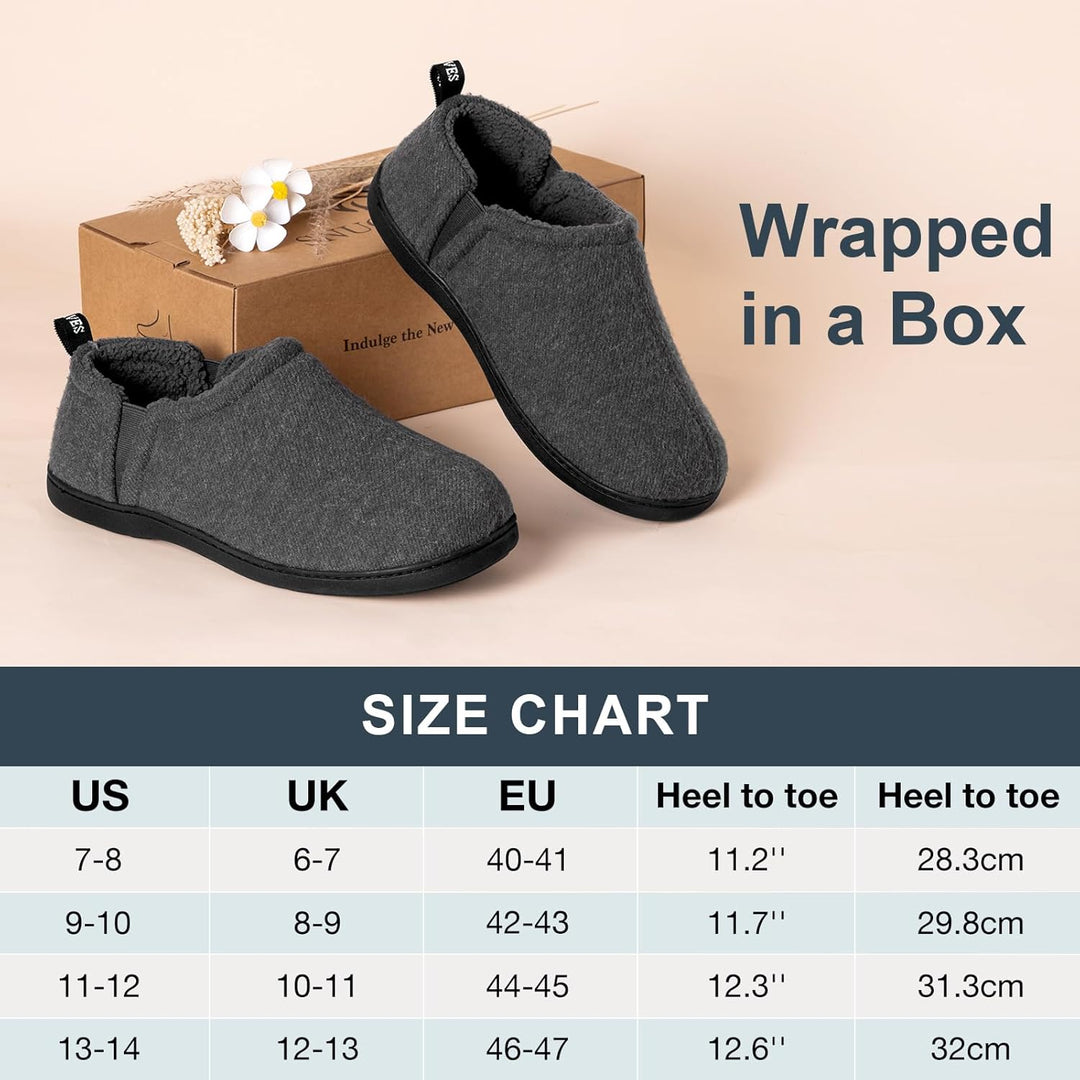 Mens comfortable indoor slippers for ultimate relaxation and warmth