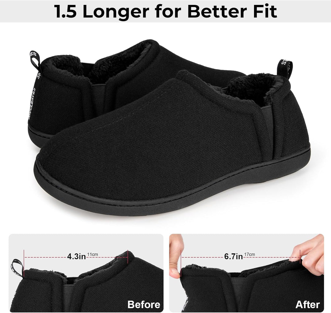 Soft winter slippers for men offering warmth and ease of wear