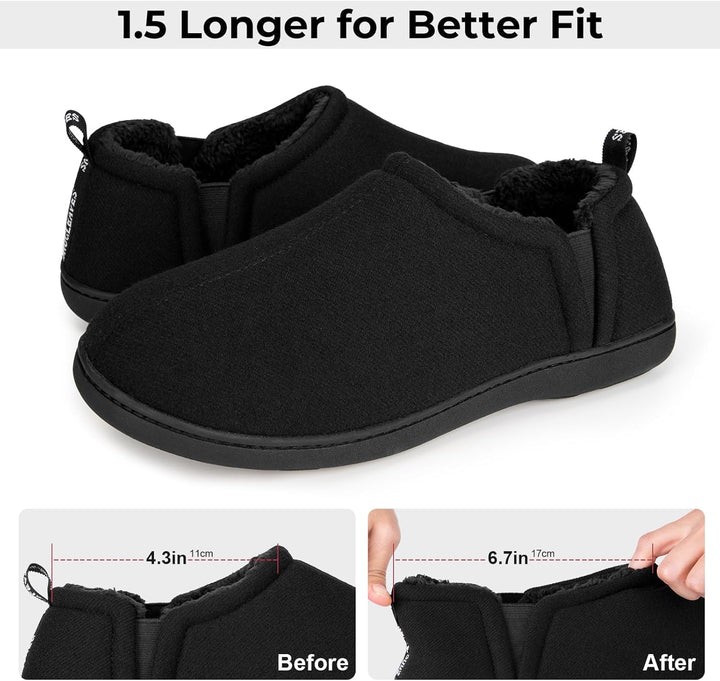 Soft winter slippers for men offering warmth and ease of wear