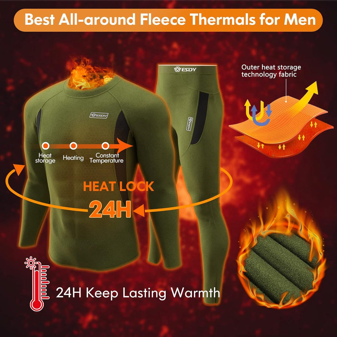 Thermal bottoms closeup of flexible knee articulation
