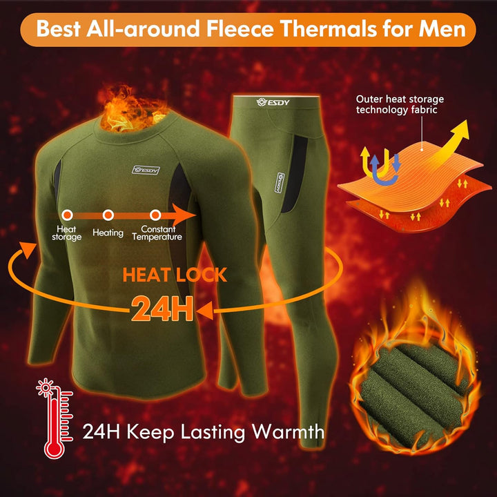 Thermal bottoms closeup of flexible knee articulation