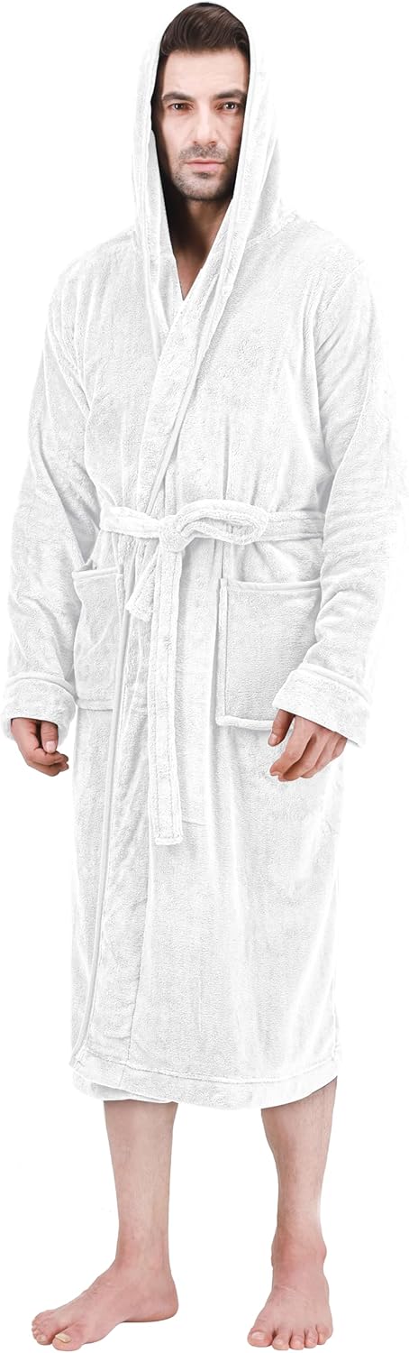 Plush bath robe fabric closeup showing softness and warmth