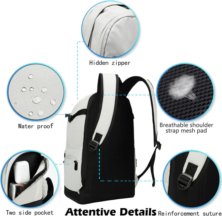 Slim travel bag placed on luggage handle demonstrating integrated trolley sleeve