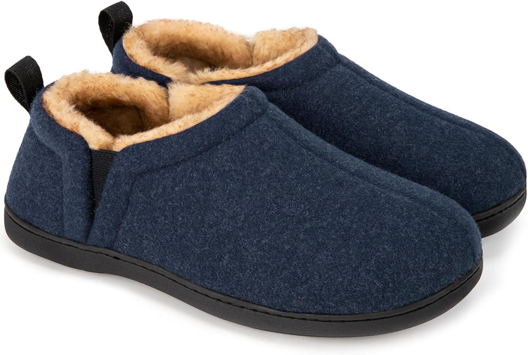 Plush winter slippers offering superior warmth and snug fit