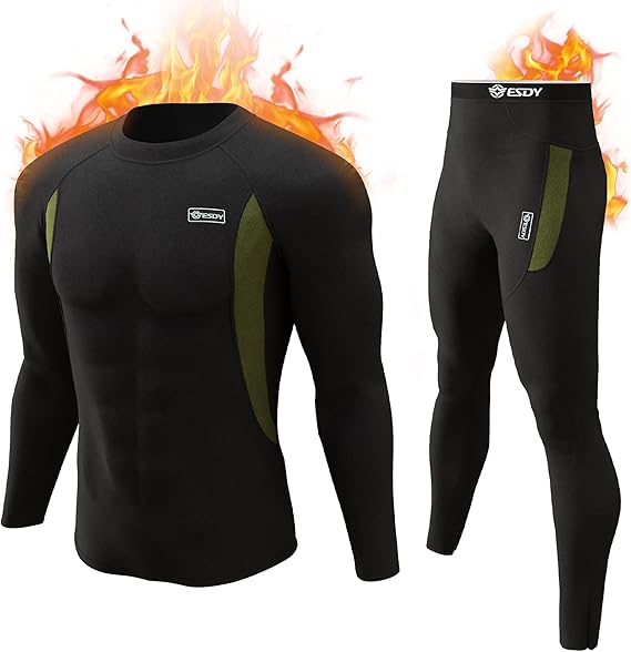 Winter sportswear thermal leggings waistband brandless design