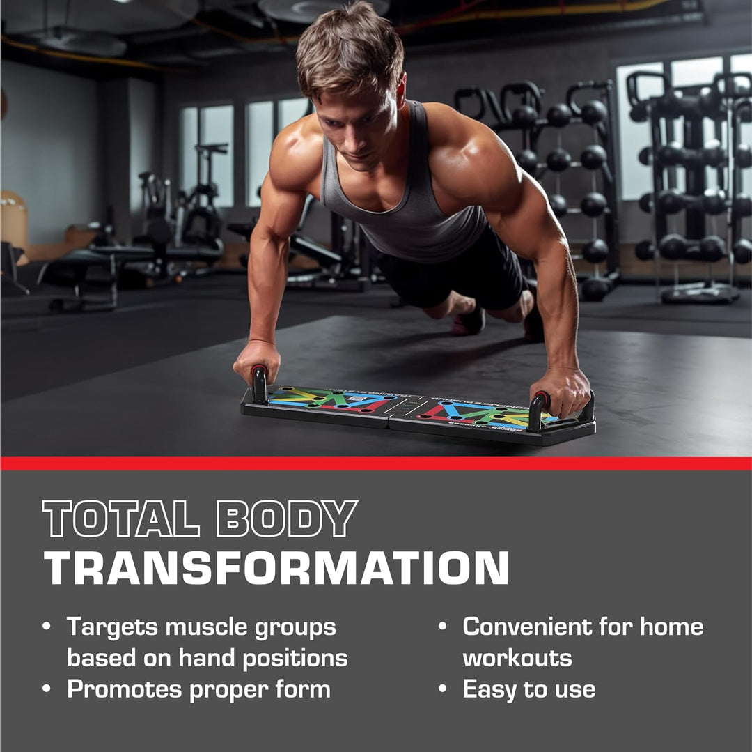 Fitness accessories folding push up board for effective chest workout