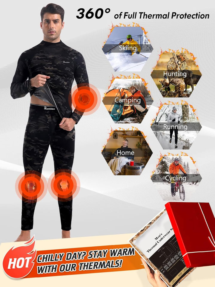 Mens activewear thermal shirt paired with running gloves