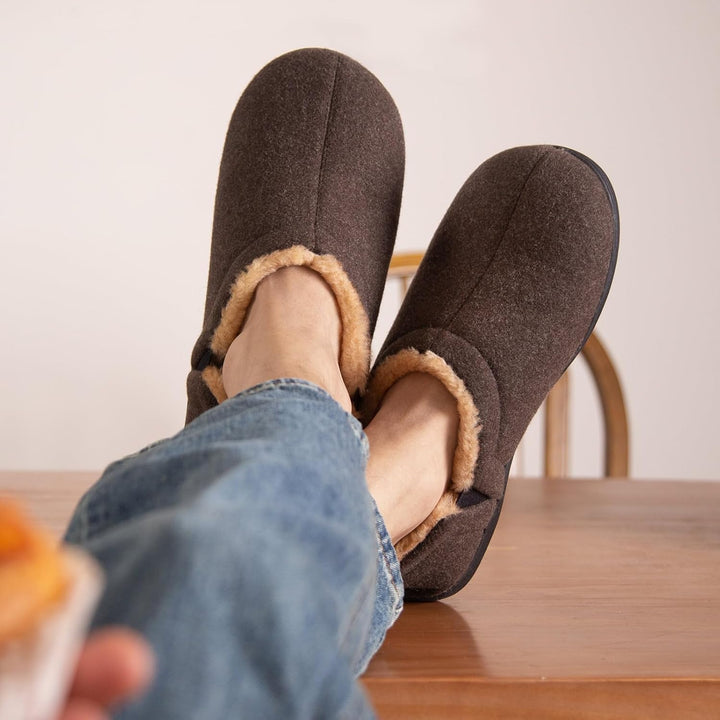 Plush house shoes for men designed for ultimate warmth and comfort