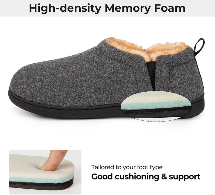 Durable indoor shoes for men featuring flexible anti-slip soles