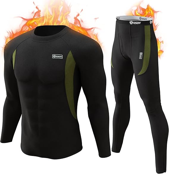 Thermal wear pants worn with hiking boots