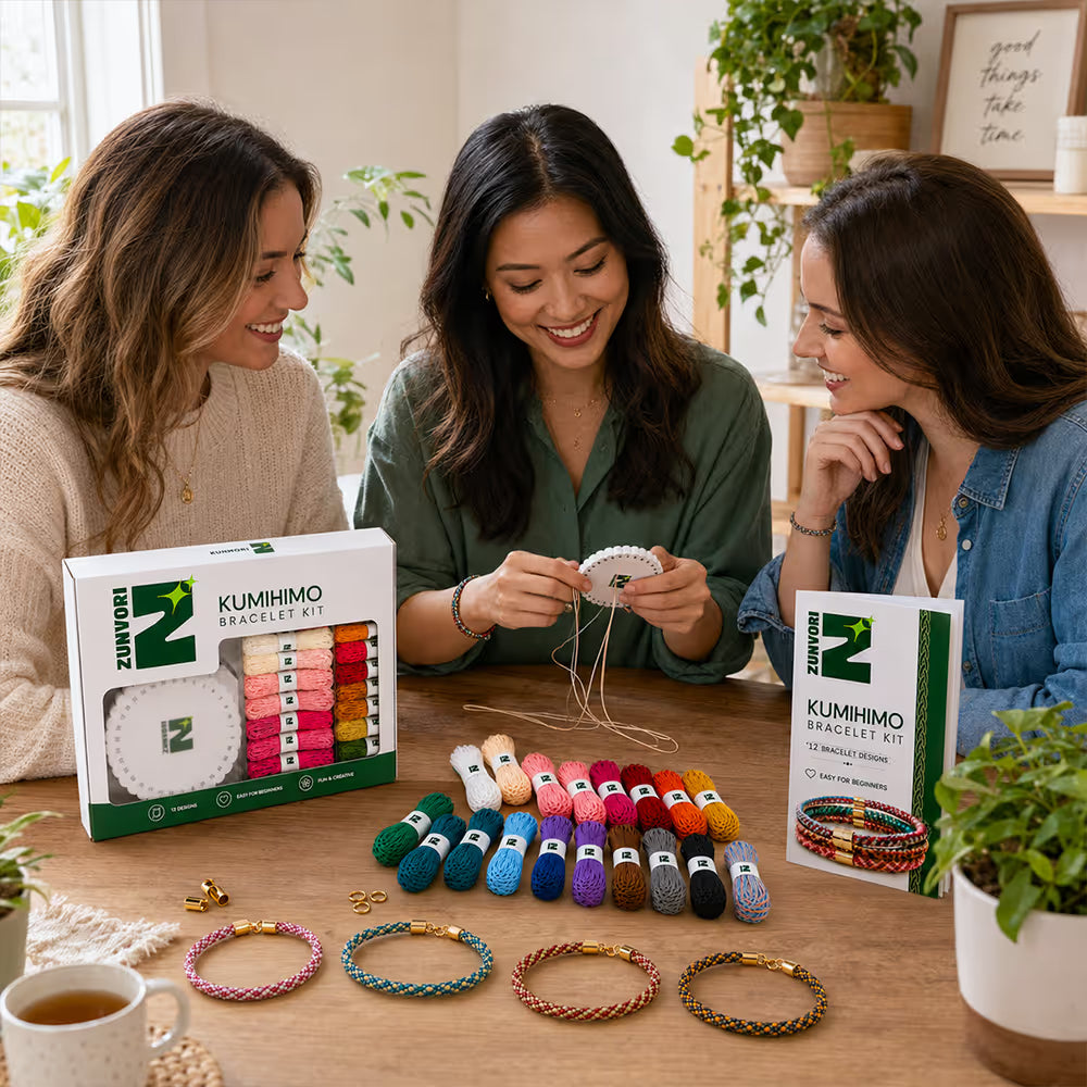 Beginner-friendly DIY jewelry crafting supplies laid out on a table