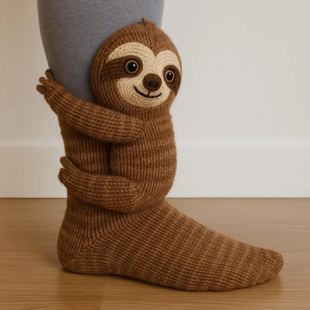 Novelty 3D animal socks offering plush comfort and whimsical style