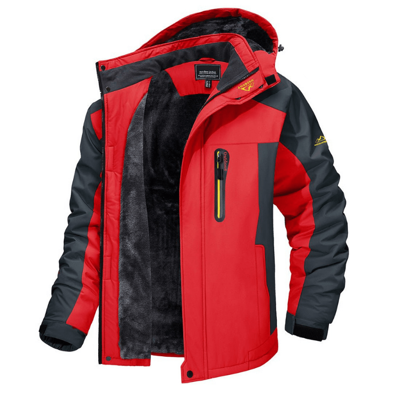 Packable lightweight waterproof jacket for men, ideal for outdoor travel apparel